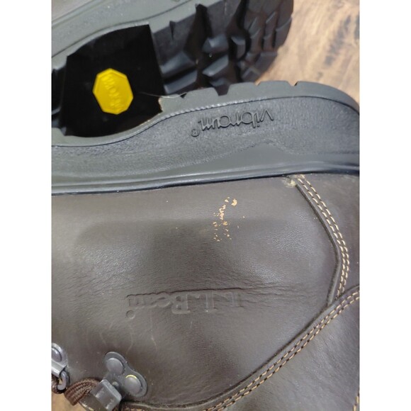 LL Bean Cresta Gore-Tex Brown Leather Hiking Boots Vibram Mens 9.5M